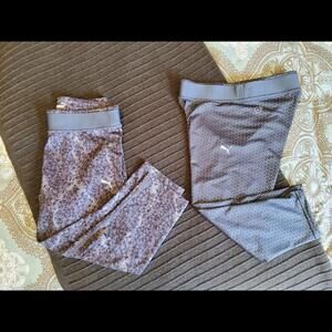 Bundle 2 pair Med Puma cropped leggings